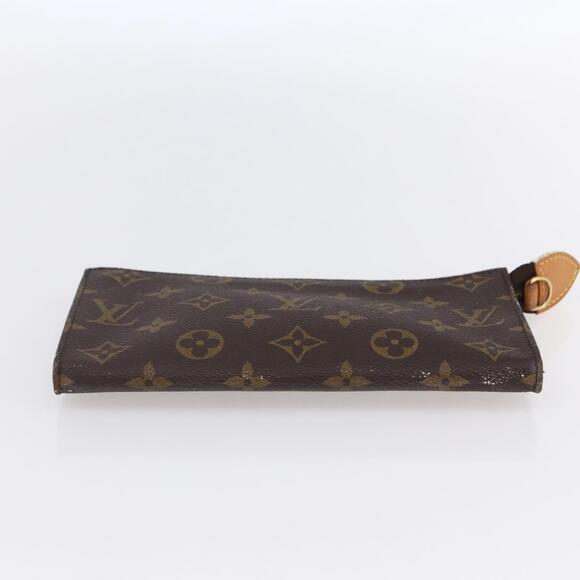 LOUIS VUITTON Monogram Bucket GM Accessory Pouch Vintage LV Auth 148369